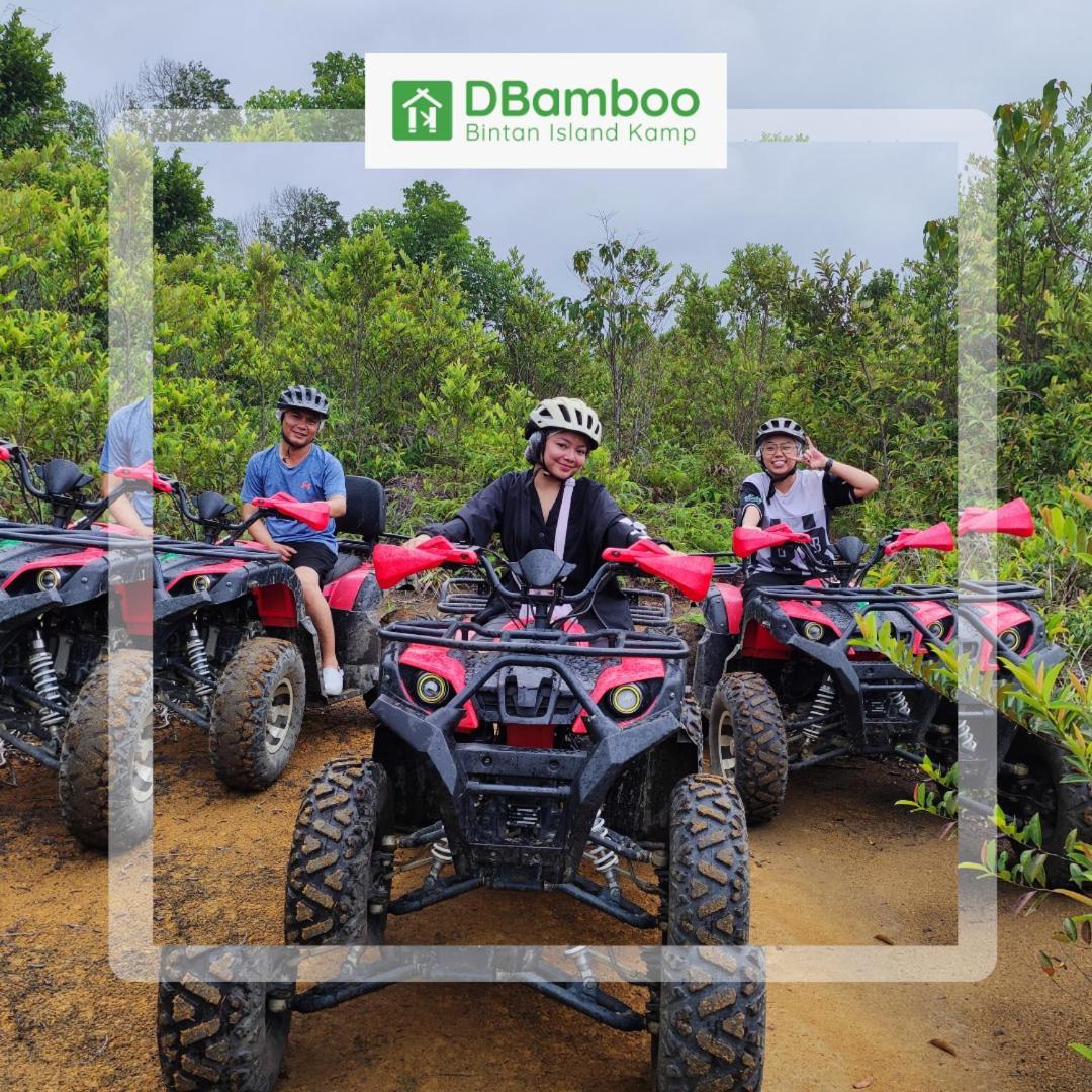 "D'Bamboo Kamp" Desa Wisata Ekang Lagoi Exteriör bild